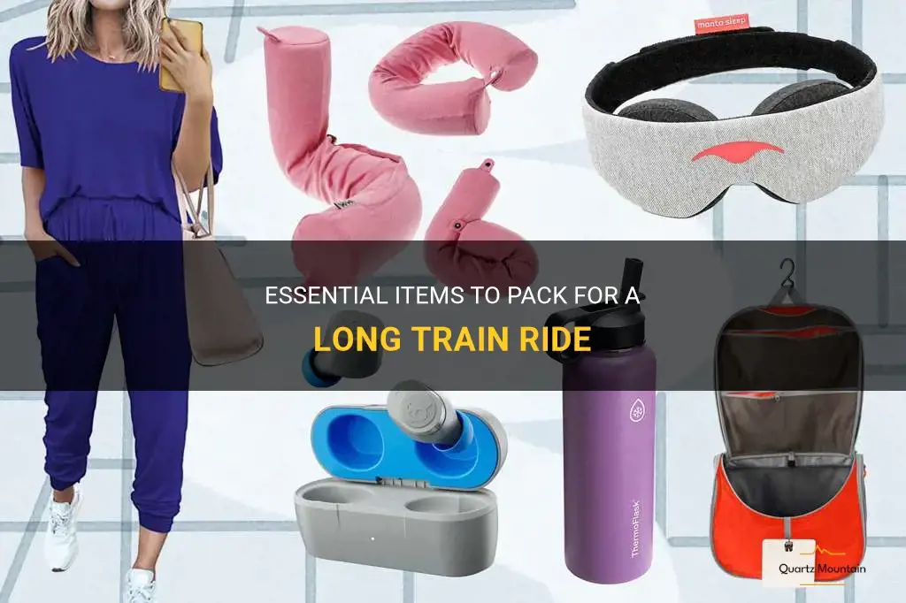 what to pack for long train ride