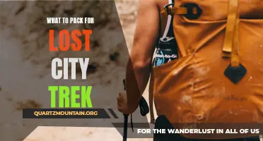 Essential Gear and Items to Pack for the Lost City Trek