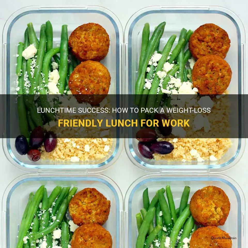 what to pack for lunch at work to lose weight