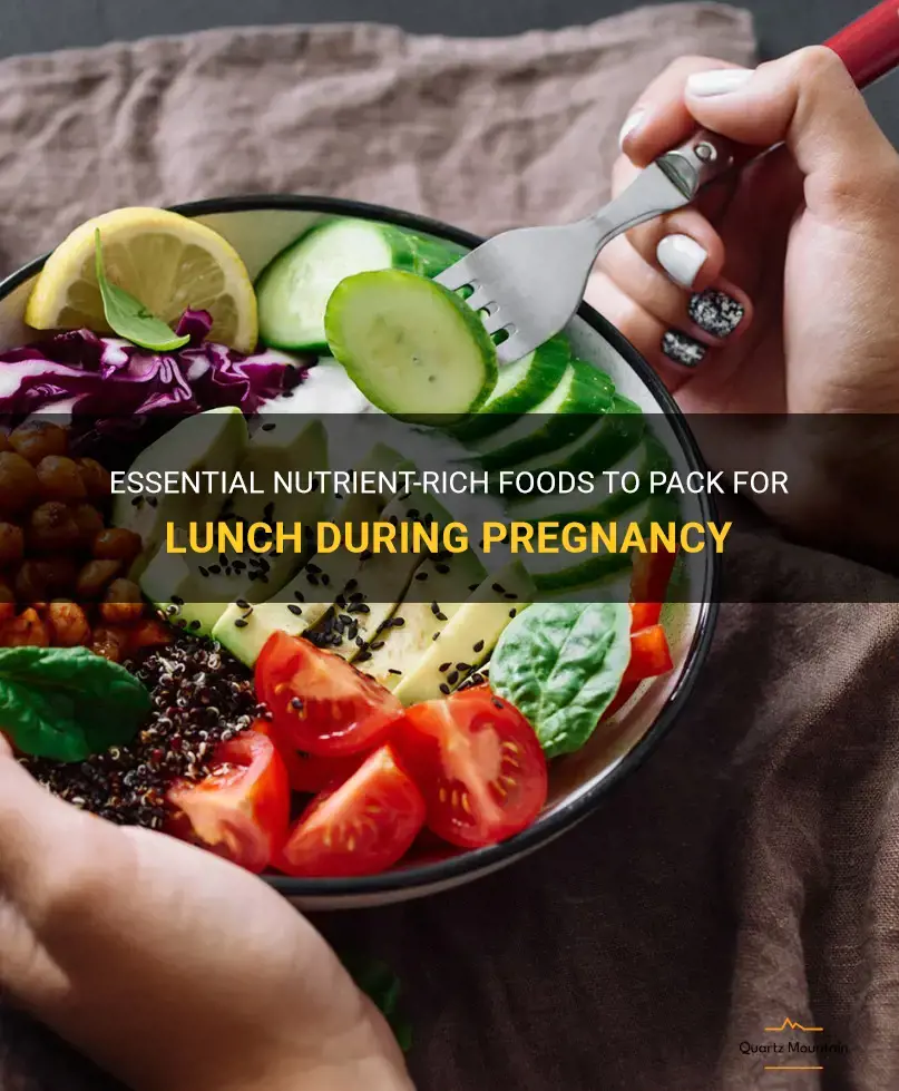 what to pack for lunch for pregnant