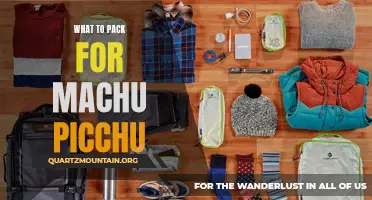 The Ultimate Packing Guide for Machu Picchu: Essential Items and Tips