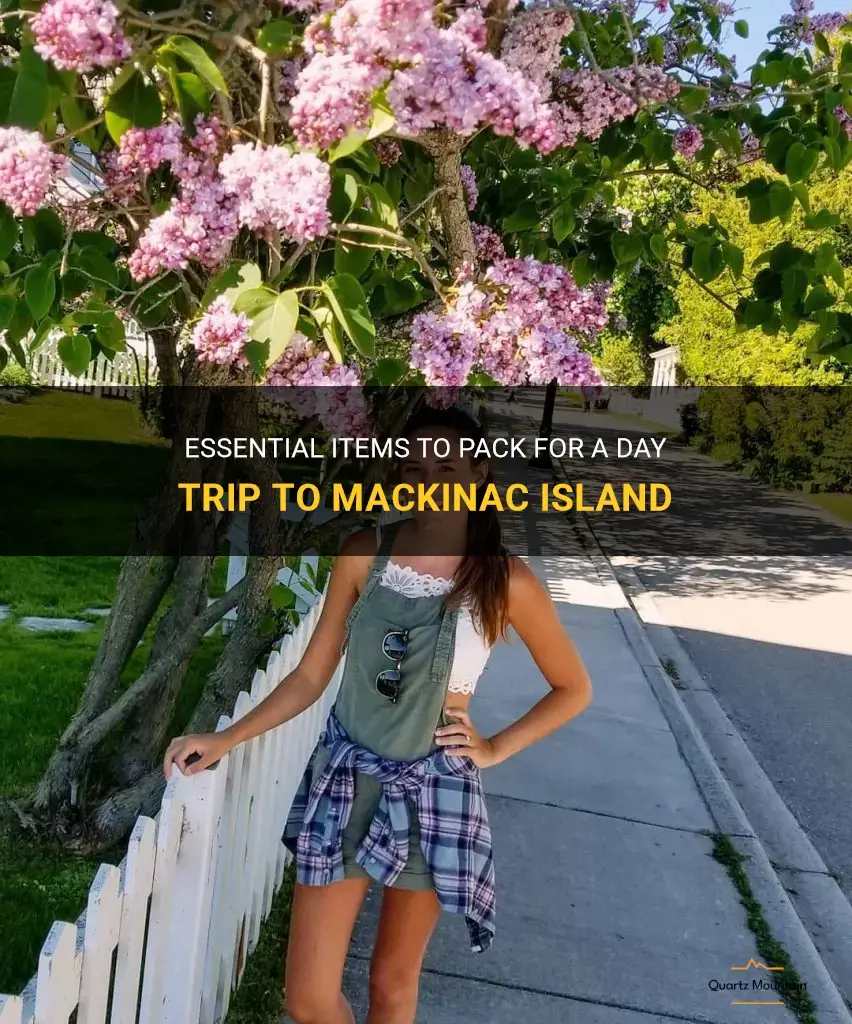 what to pack for mackinac island day trip
