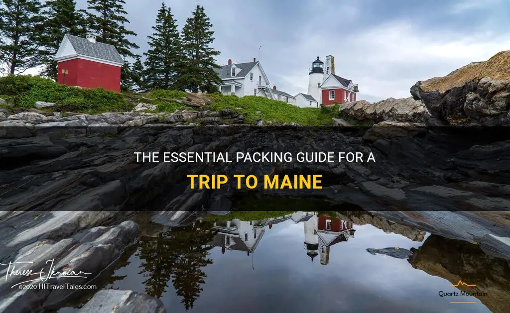 what to pack for maine