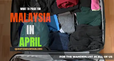 Essential Items to Pack for Traveling to Malaysia in April