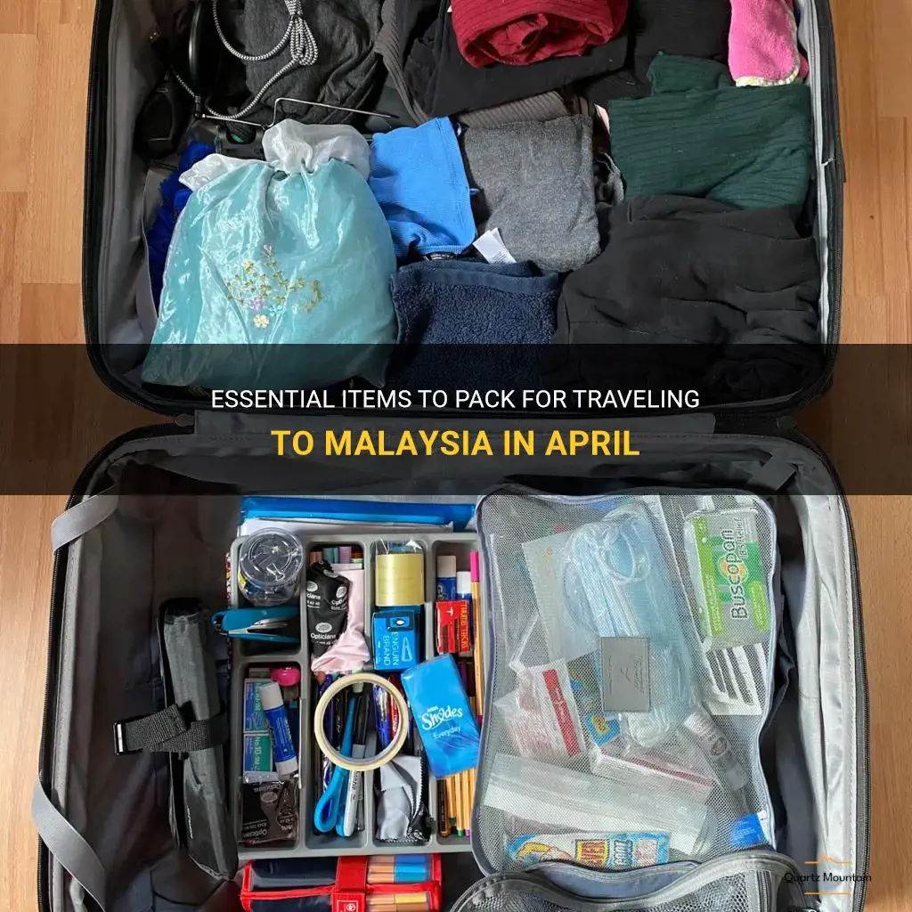 what to pack for malaysia in april