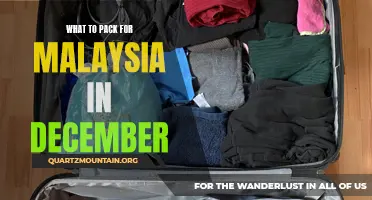 Essential Items for a December Trip to Malaysia: What to Pack