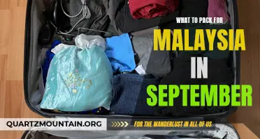 Essential Items for a September Trip to Malaysia: Packing Guide