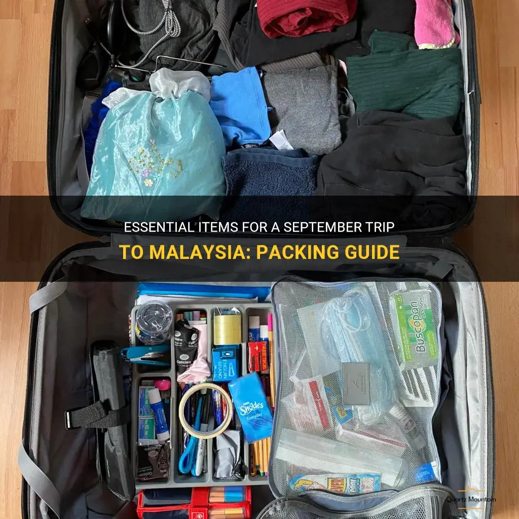 what to pack for malaysia in September