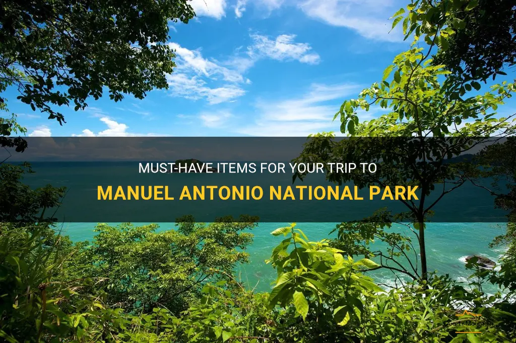 what to pack for manuel antonio national park