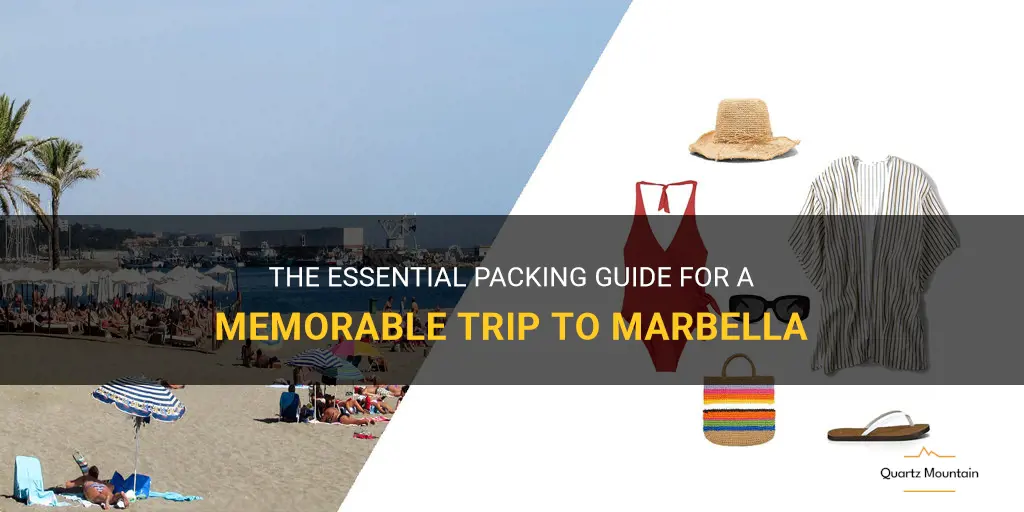 what to pack for marbella