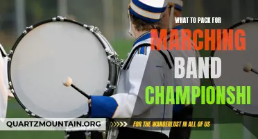 The Ultimate Packing Guide for Marching Band Championship Success