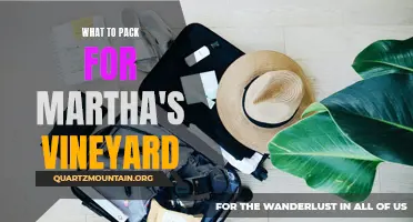 Essential Items to Pack for a Trip to Martha's Vineyard