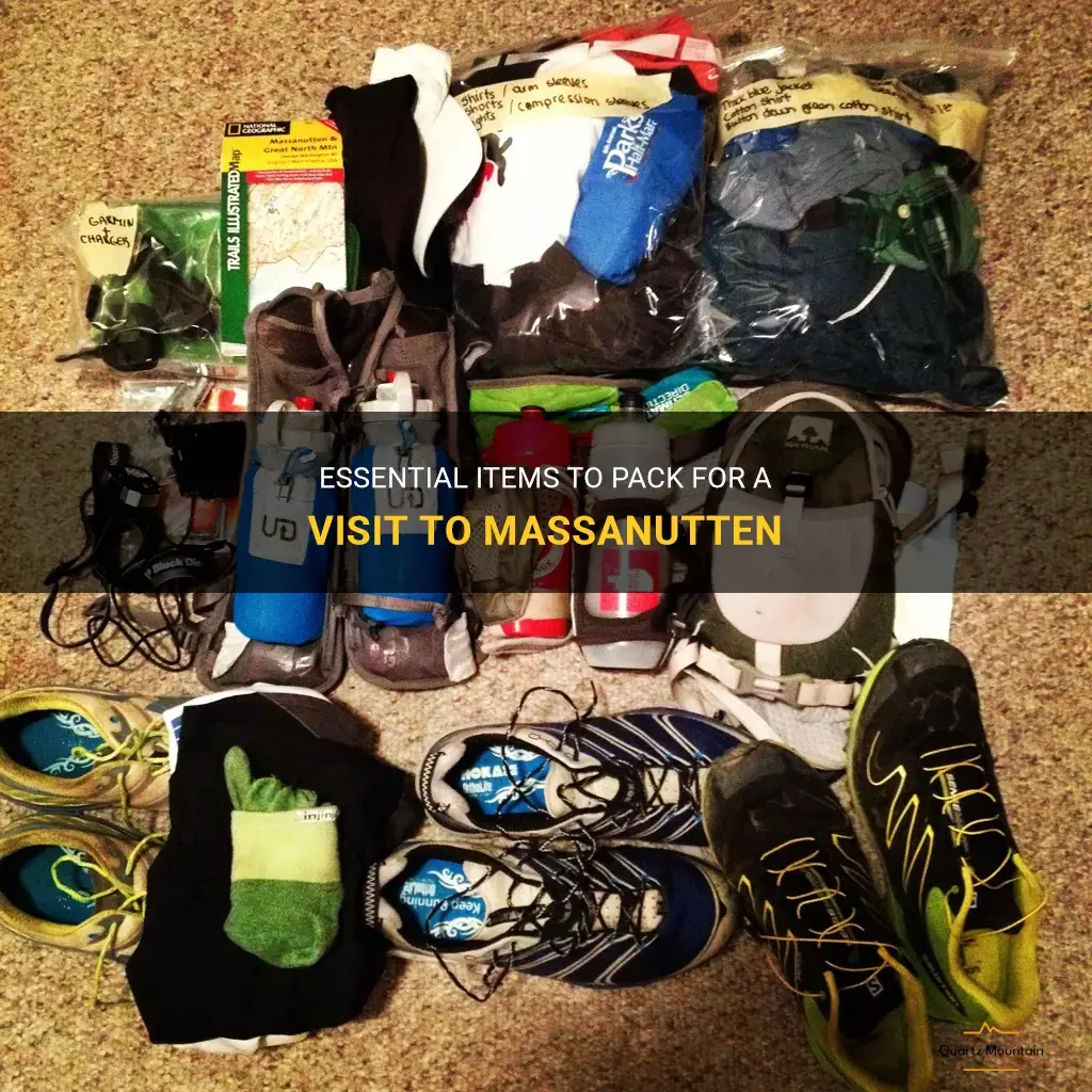 what to pack for massanutten
