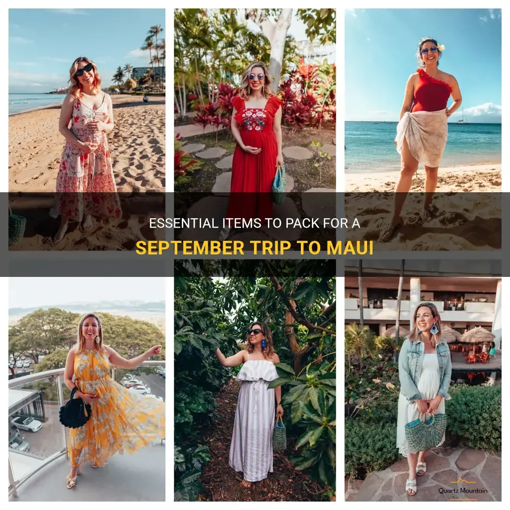 what to pack for maui in September