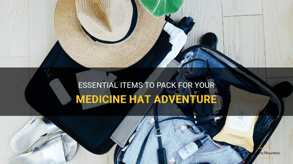 what to pack for medicine hat