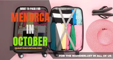 Packing Essentials for a Memorable October Trip to Menorca