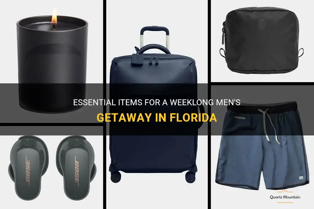 what to pack for mens for a week in Florida