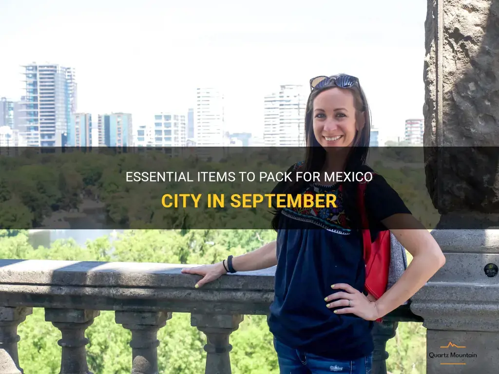 what to pack for mexico city in September