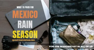 Essential Items to Pack for Mexico's Rainy Season