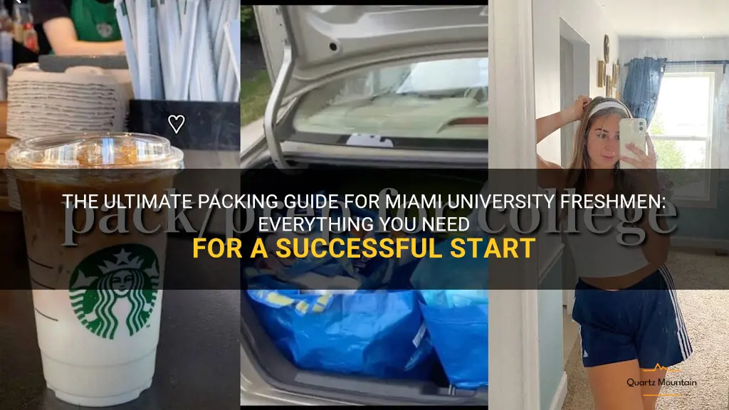 what to pack for miami university freshman