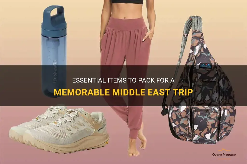 what to pack for middle east trip