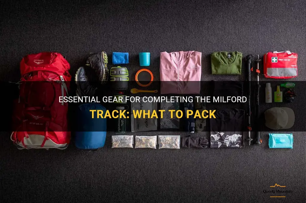 what to pack for milford track