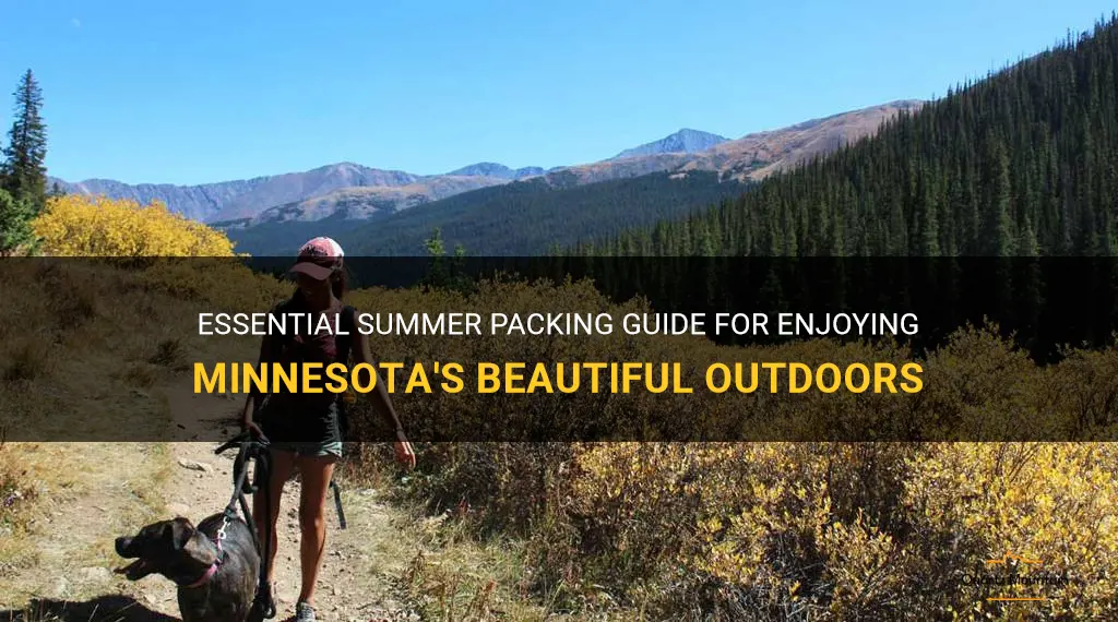 what to pack for minnesota summer