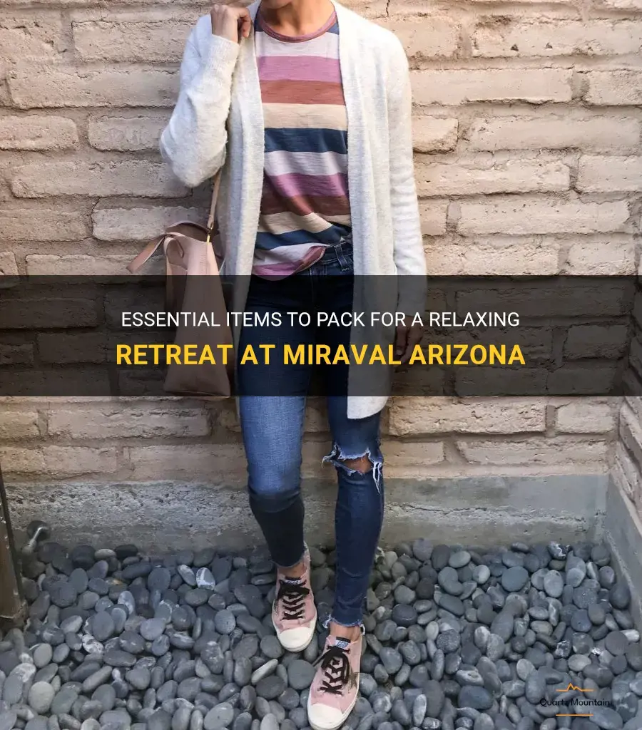what to pack for miraval arizona