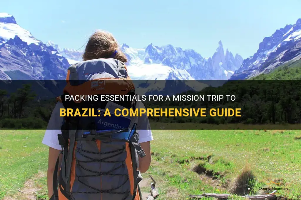 what to pack for mission trip to brazil