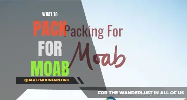 Essential Items to Pack for an Unforgettable Adventure in Moab