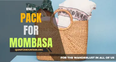 Essential Items to Pack for Your Mombasa Vacation