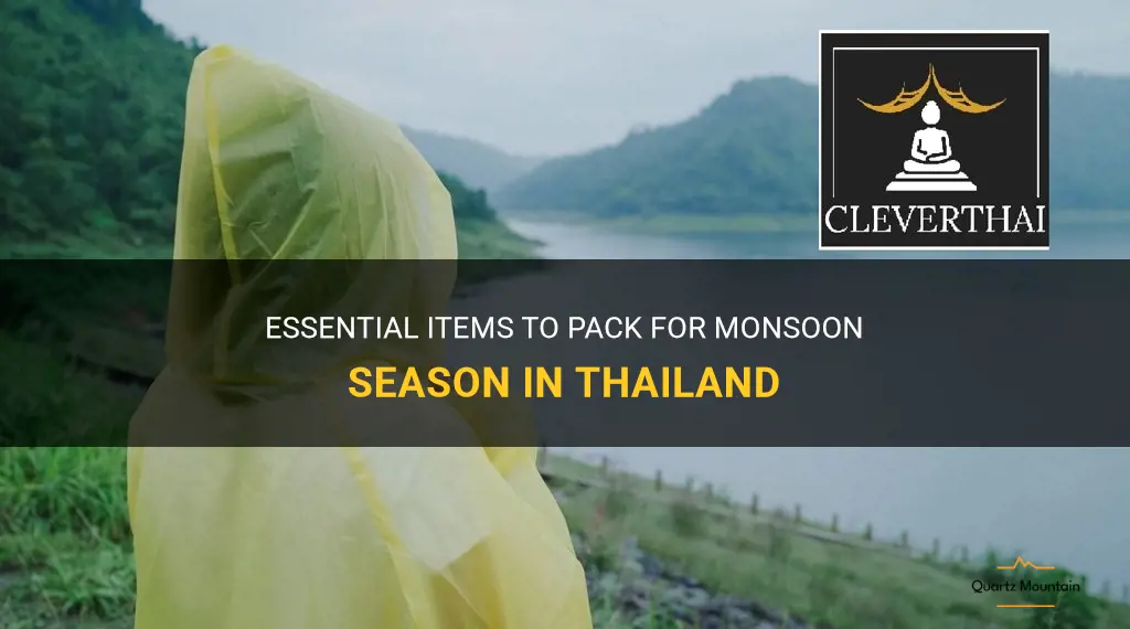 what to pack for monsoon season in thailand