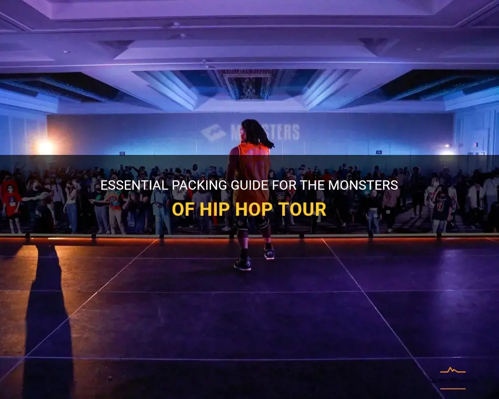 what to pack for monsters of hip hop