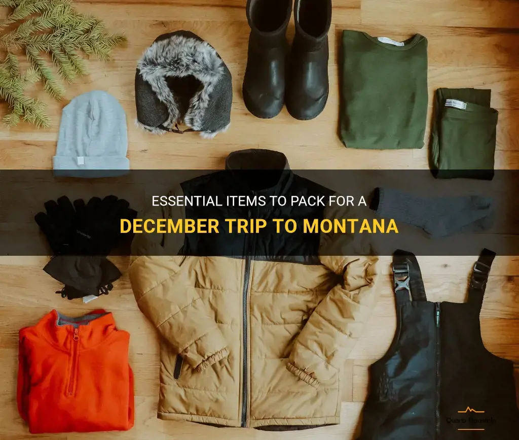 what to pack for montana in december