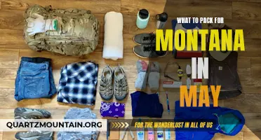 Essential Items to Pack for Montana in May