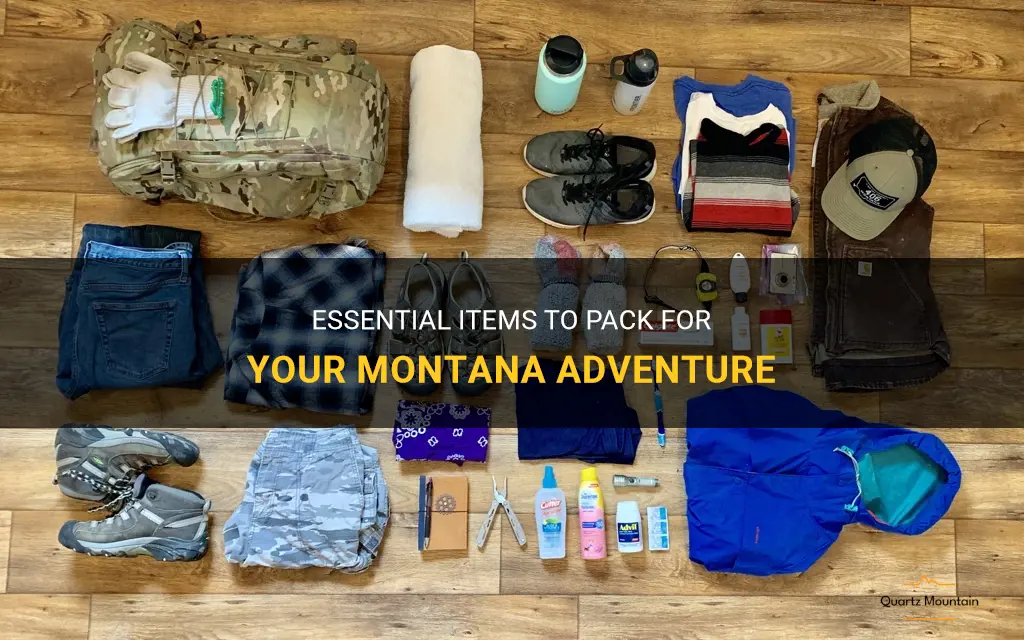 what to pack for montana