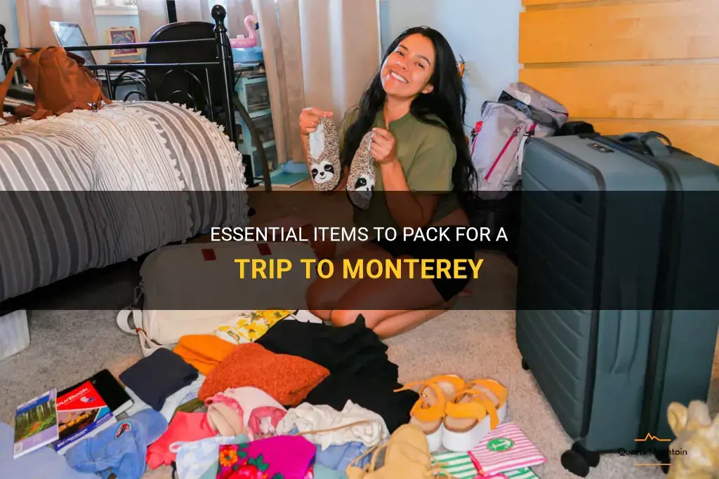 what to pack for monterey