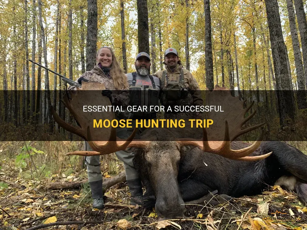 what to pack for moose hunting