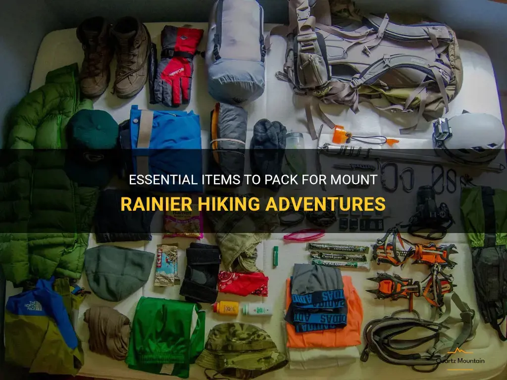 what to pack for mount rainier