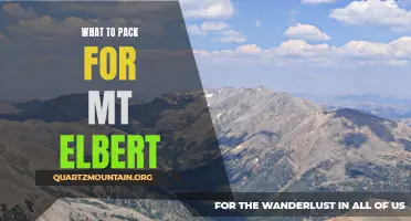 Essential Items to Pack for a Mt. Elbert Hike: A Comprehensive Guide