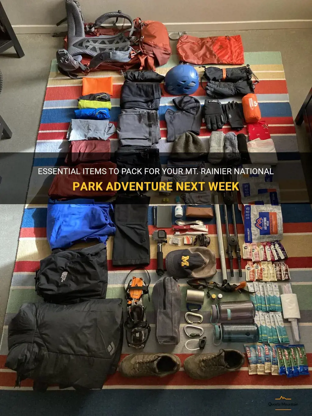 what to pack for mt rainier national park next week