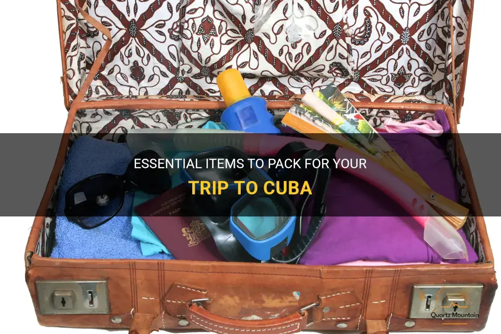 what to pack for my trip to cuba