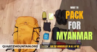 Essential Items to Pack for Your Myanmar Adventure