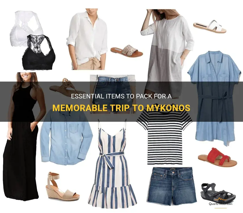what to pack for mykonos