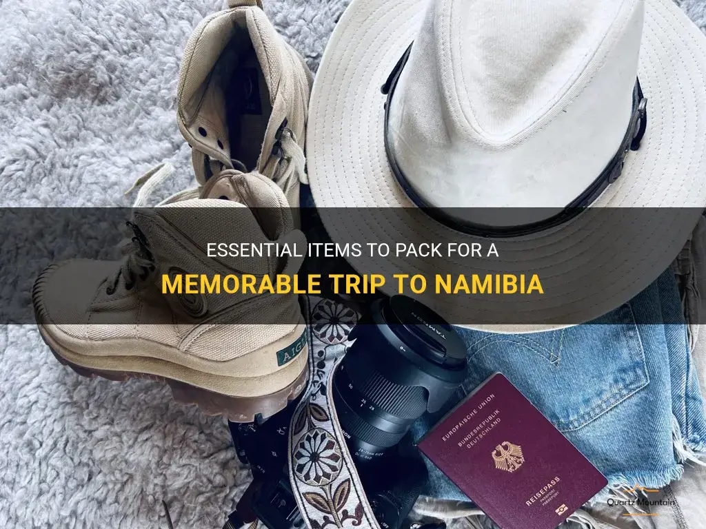what to pack for namibia