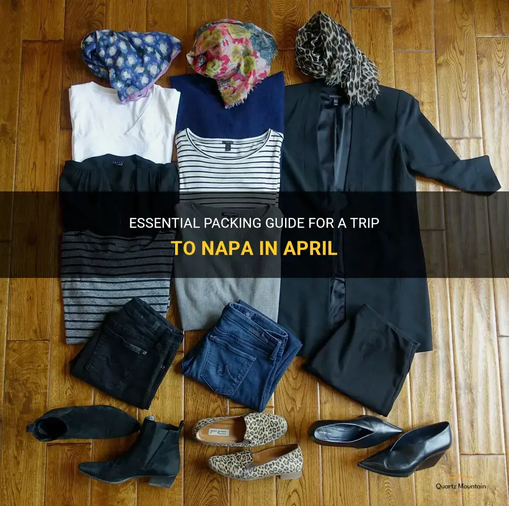 what to pack for napa in april