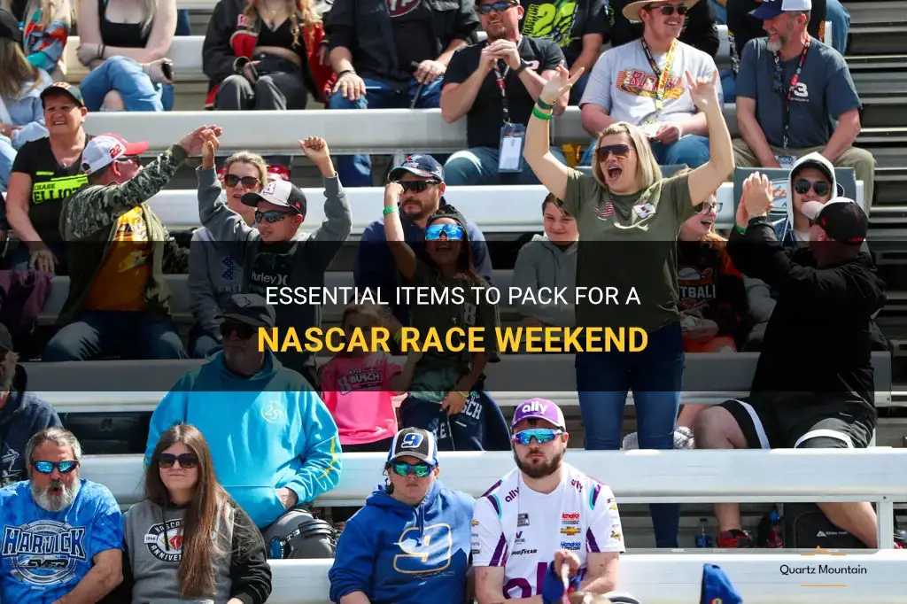 what to pack for nascar race
