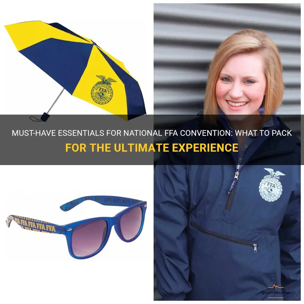 what to pack for national ffa convention