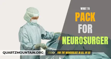 Essential Items to Pack for Neurosurgery Recovery