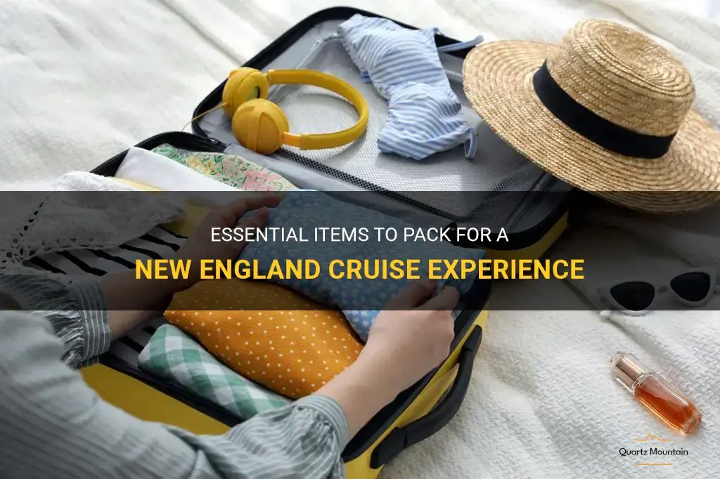 what to pack for new england cruise